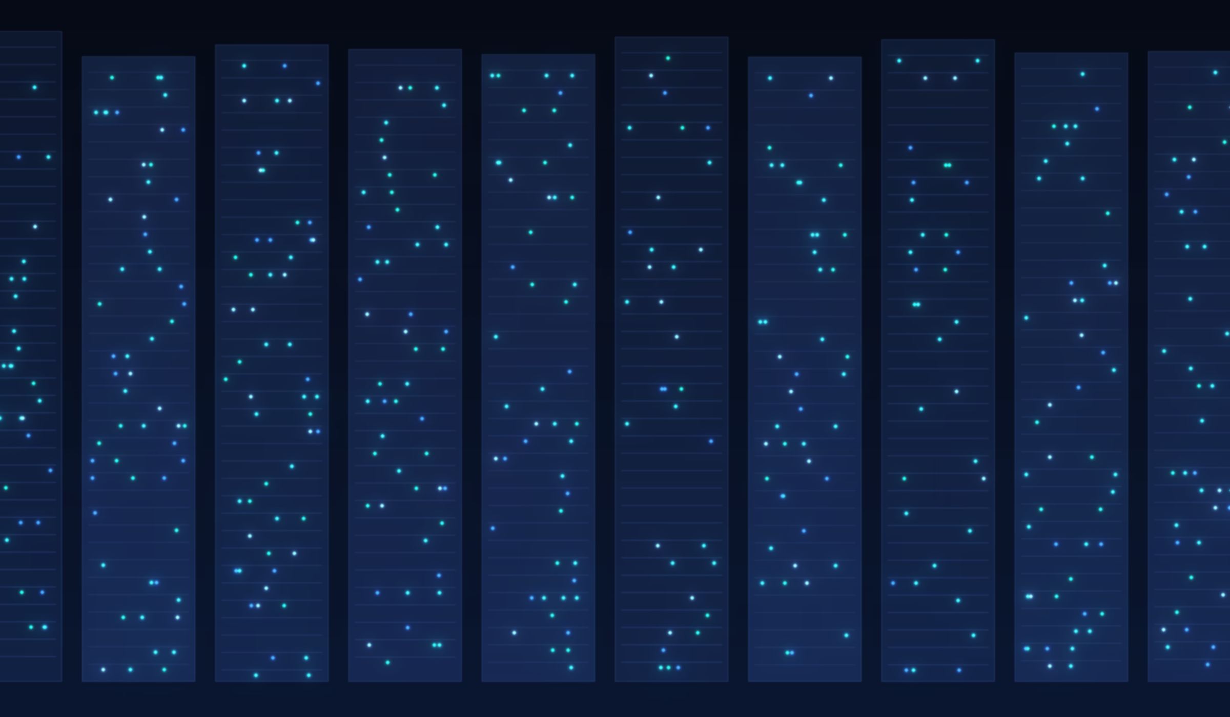 Abstract server lights