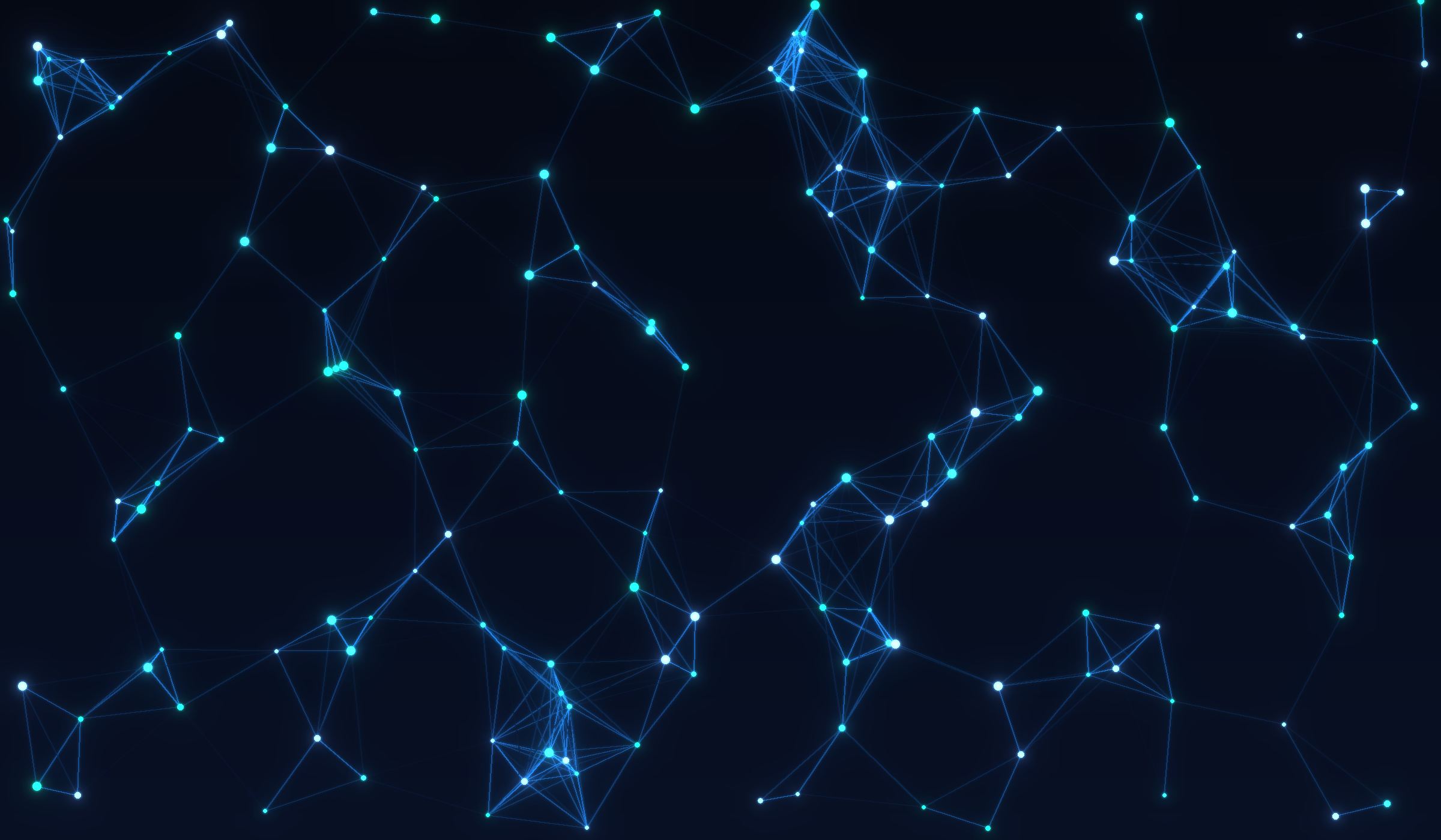 Network of connected nodes